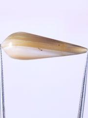 6.26 Carat Bi-Color Agate Gemstone Bullet Shape Polished Gem