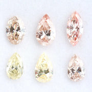 Fancy color lab grown diamonds in pear, oval and marquise shapes, CVD loose stones conflict-free diamonds for fine jewelry making and custom engagement rings.