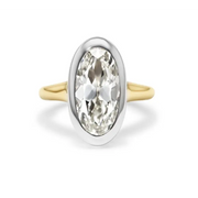 3.00 Ct Oval Cut Diamond 14K Gold Plated Diamond Ring Lab Grown Diamond Engagement Diamond Ring  Fancy Wedding Ring 