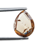 brown colour 1.18 carat diamond ring lab grown