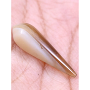 6.26 Carat Bi-Color Agate Gemstone Bullet Shape Polished Gem