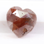 1.27 carat natural loose heart cut reddish brown diamond fancy color stone for custom jewelry ring
