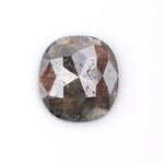 1.44 Ct cushion cut black and brown natural diamond with bold tones and elegant brilliance for luxury statement jewelry