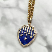 0.60 Ct Round Brillant Cut Diamond Blue Coloed Diamond Lab Grown Diamond 14K Gold Plated Diamond Necklace Use For Jewerly 