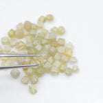 yellow colour rough diamond parcels rough yellow diamond in rock