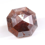 1.51 carat natural loose Asscher cut brownish red diamond square step cut stone for custom jewelry
