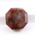 1.51 carat natural loose Asscher cut brownish red diamond square step cut stone for custom jewelry
