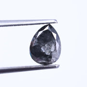 Loose pear cut salt and pepper diamond, pear bezel diamond ring, pear diamond bracelet, and mens diamond and black diamond rings with lab diamonds and may birthstone.