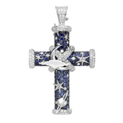 2.31 Ct Paris Shaped Diamond Moon Round Brilliant Cut Diamond Blue Colored Diamond Use For Jewerly 14K Gold Plated Diamond Pendle 