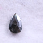 1.31 Carat natural pear cut diamond, natural diamond shapes, natural mined diamonds, natural grey diamond engagement rings.