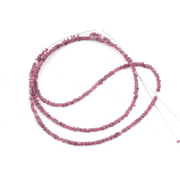 Natural pink rough diamond beads loose uncut raw diamond beads for necklace making