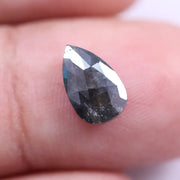 1.31 Carat natural pear cut diamond, natural diamond shapes, natural mined diamonds, natural grey diamond engagement rings.