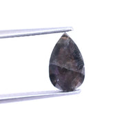 1.31 Carat natural pear cut diamond, natural diamond shapes, natural mined diamonds, natural grey diamond engagement rings.