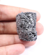 82.32 ct Black Moissanite Industrial Rough Stone , Lab Created eco friendly Stone for Gift