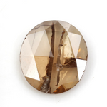 brown color brilliant round cut diamond engagement ring with sparkle