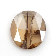 brown color brilliant round cut diamond engagement ring with sparkle