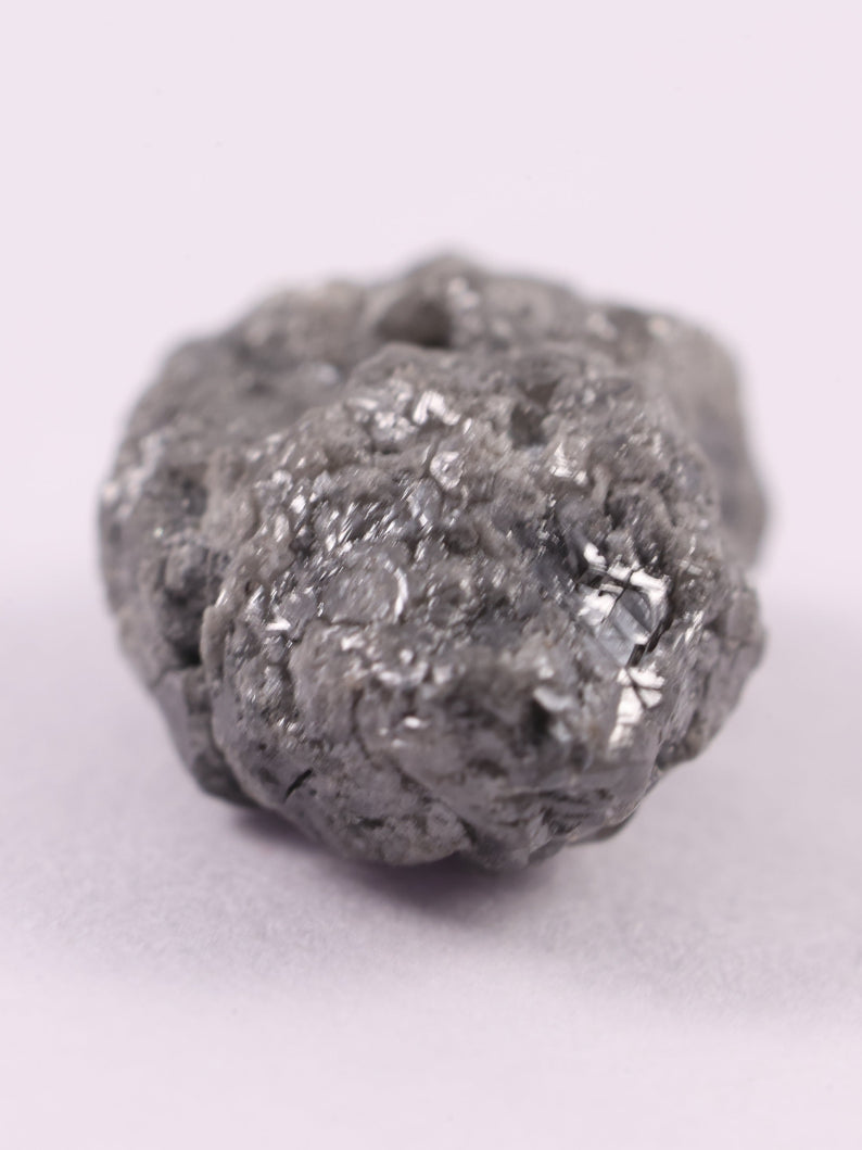 3.66 Ct Rare Natural Earth Mine Grey Rough Diamond