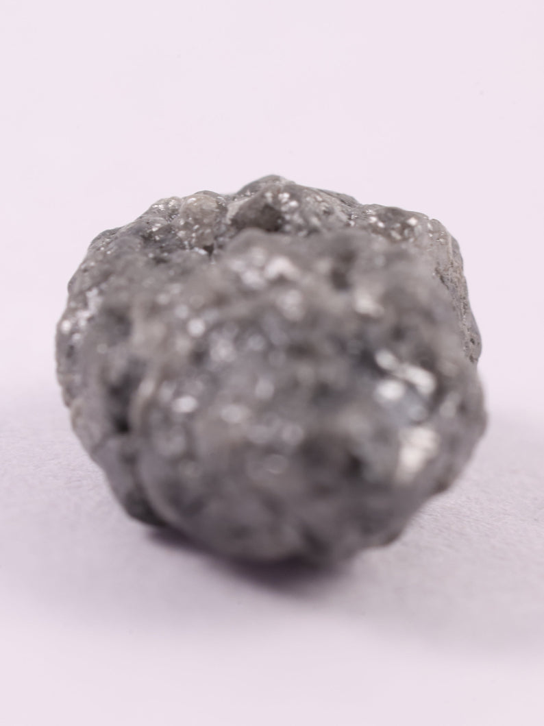 3.66 Ct Rare Natural Earth Mine Grey Rough Diamond