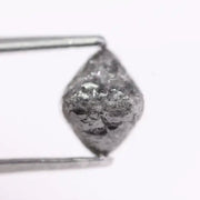 grey diamond raw stone and loose raw diamonds with natural crystal texture natural rough diamond