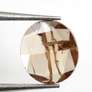brown color brilliant round cut diamond engagement ring with sparkle