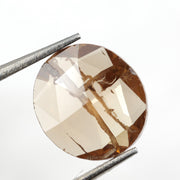 brown color brilliant round cut diamond engagement ring with sparkle