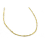 Yellow raw diamond beads in loose uncut rough form for custom necklace jewelry designs