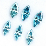 Brilliant blue teal marquise cut lab grown diamond CVD loose stone for luxury engagement rings and custom fine jewelry