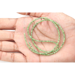Natural fancy parrot color rough raw diamond beads with an irregular uncut stone