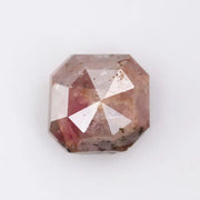 1.10 Ct natural octagon diamond with grey brown and pink tones rare multi-color gemstone for exclusive custom jewelry