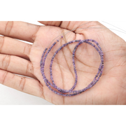 Light purple color rough diamond beads in natural uncut raw form