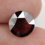 brown color elegant brilliant round cut diamond engagement ring