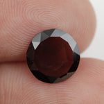 brown color elegant brilliant round cut diamond engagement ring