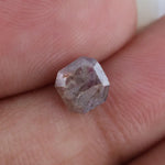1.10 Ct natural octagon diamond with grey brown and pink tones rare multi-color gemstone for exclusive custom jewelry