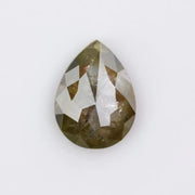 0.57 Ct natural yellow pear cut diamond with radiant golden tone and elegant teardrop shape for artisan luxury jewelry