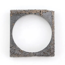 raw lab grown rough diamond frame with unique natural texture