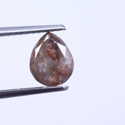 1.25 Ct loose natural red pear cut diamond, pear engagement rings natural diamond, pink diamond loose, 1.5 carat pear diamond, sapphire jewelry.