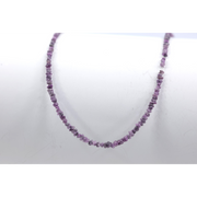 Light purple color rough diamond beads in natural uncut raw form