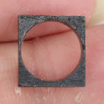 raw lab grown rough diamond frame with unique natural texture