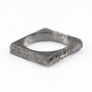raw lab grown rough diamond frame with unique natural texture