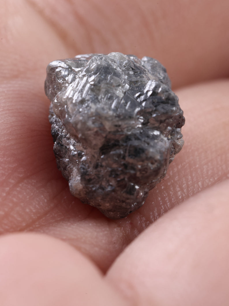 7.60 Ct Rare Natural Earth Mine Grey Rough Diamond