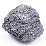 Round black moissanite loose stone with high polish and deep black color