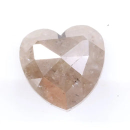 1.02 carat natural loose heart cut pink peach diamond fancy color stone for custom jewelry