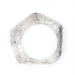 uncut lab grown rough diamond frame for bespoke diamond jewelry