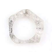 uncut lab grown rough diamond frame for bespoke diamond jewelry