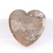 1.02 carat natural loose heart cut pink peach diamond fancy color stone for custom jewelry