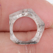uncut lab grown rough diamond frame for bespoke diamond jewelry