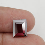 brown color brilliant square diamond engagement rings with sparkle