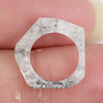uncut lab grown rough diamond frame for bespoke diamond jewelry