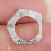 uncut lab grown rough diamond frame for bespoke diamond jewelry