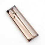 brown color elegant brilliant baguette diamond engagement rings